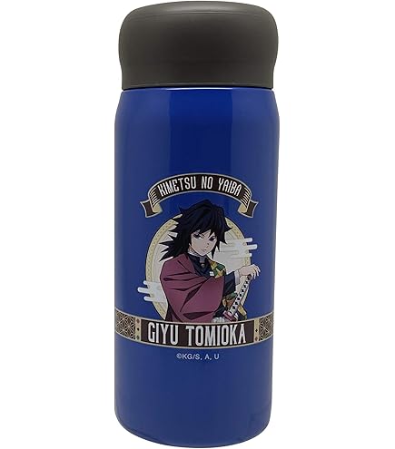Amazon｜水筒 鬼滅の刃 水柱 冨岡 義勇 魔法瓶 ステンレスボトル